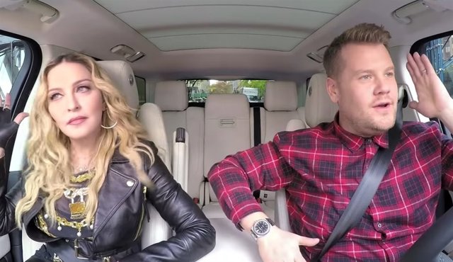 MADONNA Y JAMES CORDEN