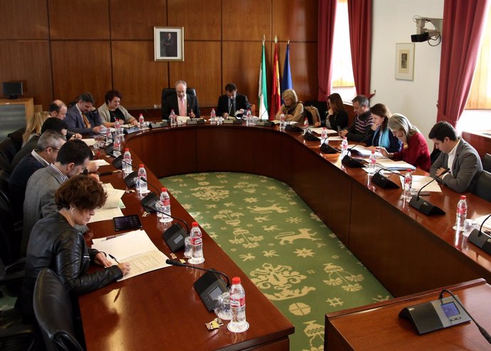 Reunión de la Junta de Portavoces del Parlamento andaluz