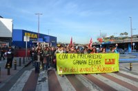LAB se manifiesta en Barakaldo contra la "precariedad" que viven los trabajadores de la Margen Izquierda 