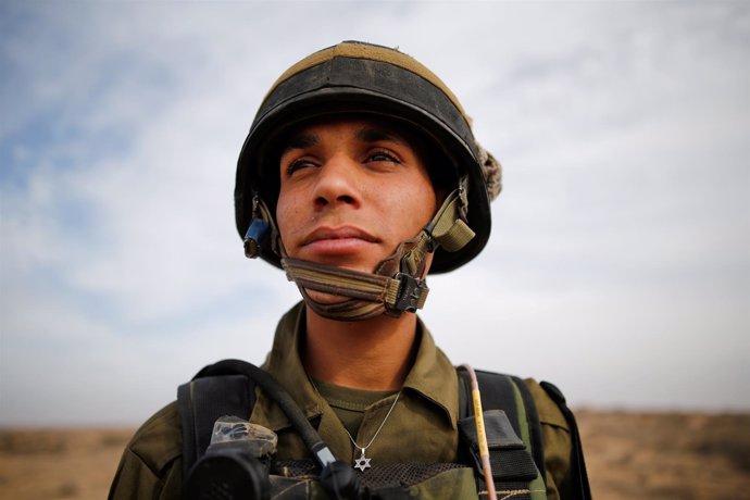 El militar árabe-israelí Yussef Saluta en Kissufim.
