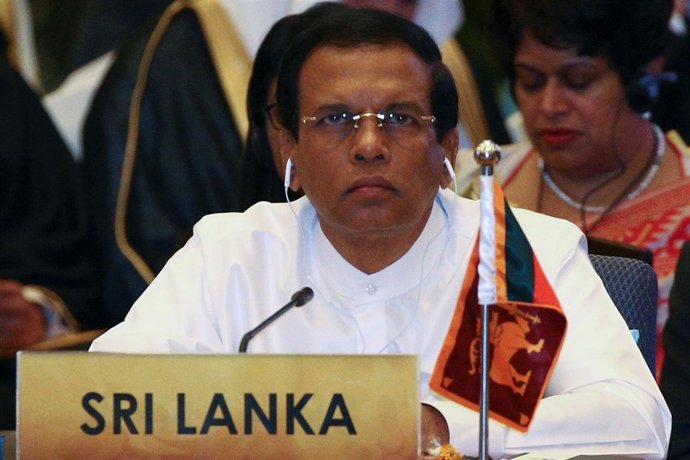 El presidente de Sri Lanka, Maithripala Sirisena.