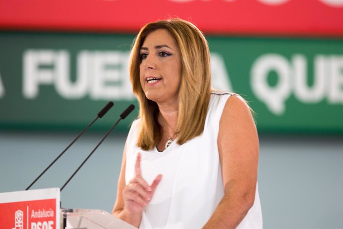 Susana Díaz interviene ante el Comité Director extraordinario del PSOE-A