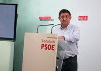 Reyes (PSOE) "respeta" la movilización de la marea granadina en el acto de Díaz y Zapatero