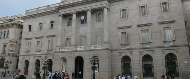 Fachada del Ayuntamiento de Barcelona