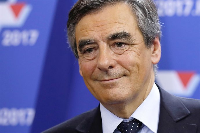 El precandidato presidencial francés François Fillon
