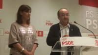 Iceta, sobre reunión del referendum: "Cualquier medida unilateral está condenada al fracaso"