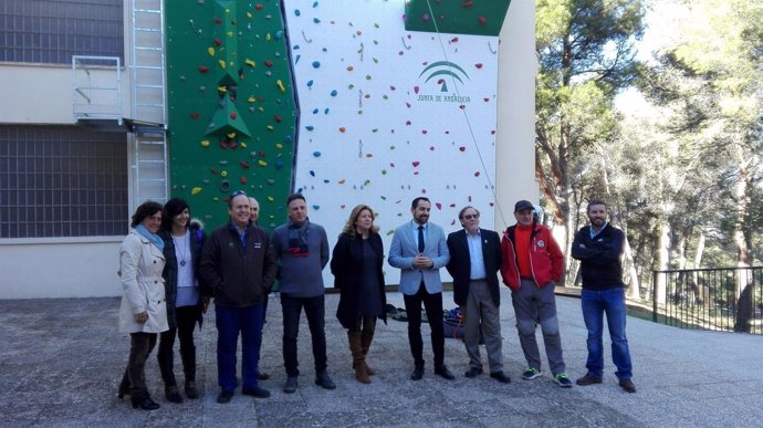 Inauguración del nuevo rocódromo de Jaén.