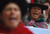 Foto: La falta de justicia y la violencia contra la mujer violan los Derechos Humanos en Bolivia