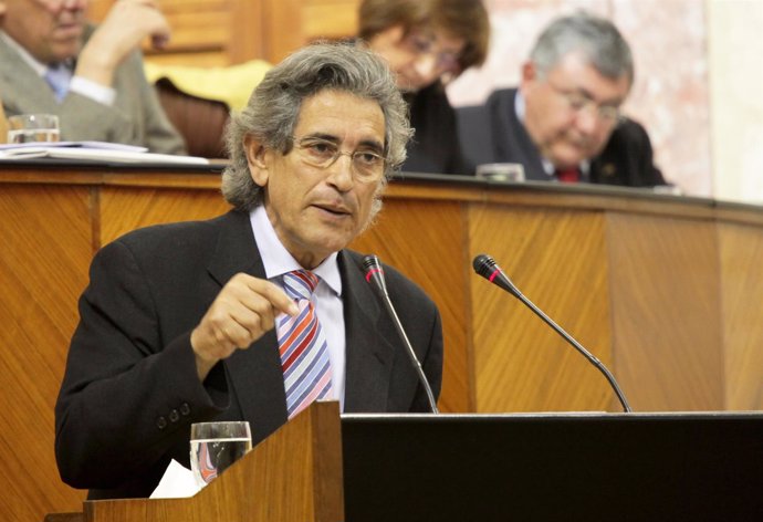 El parlamentario de IU Pedro Vaquero