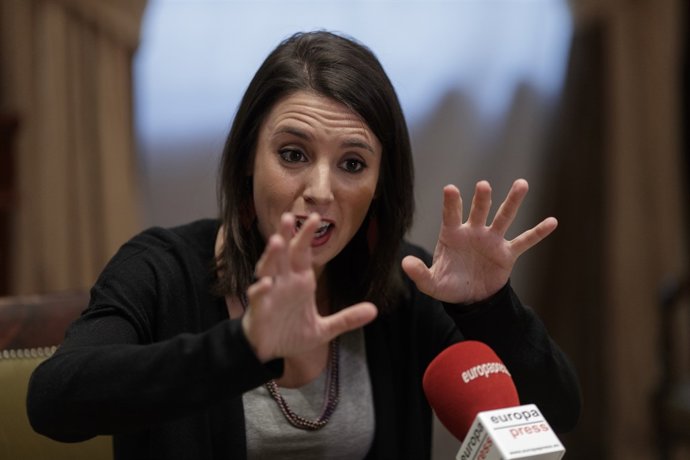 Entrevista de Europa Press a Irene Montero, diputada de Podemos