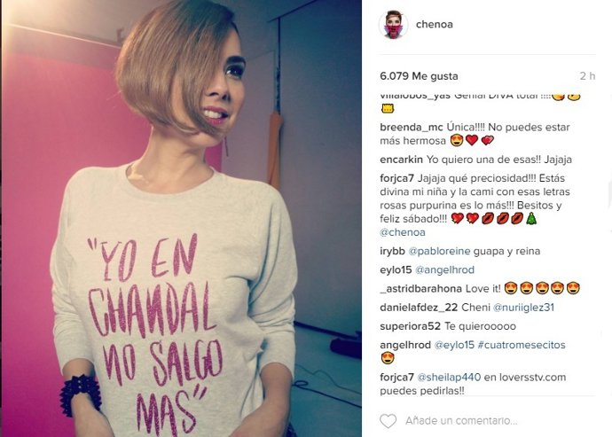 Chenoa por Instagram