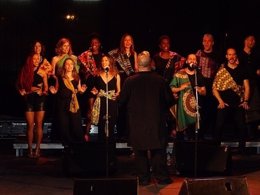 Coro gospel góspel malaga cantante música negra artistas térmica