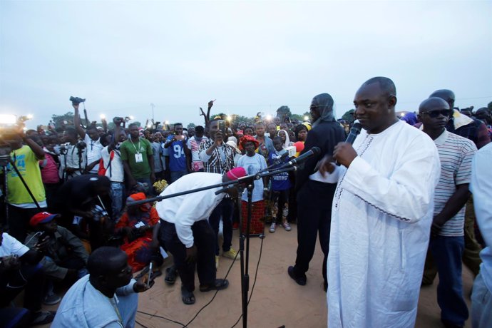 Adama Barrow, candidato opositor