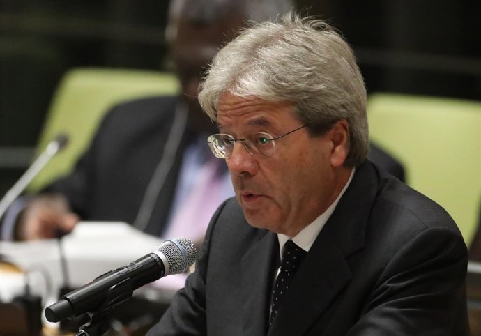 El ministro de Exteriores de Italia, Paolo Gentiloni