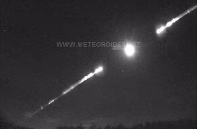 Bola de fuego procedente de un asteroide en Andalucía 