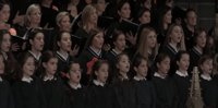 400 niños españoles cantan para el Papa por su 80 cumpleaños