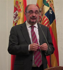 El presidente de Aragón, Javier Lambán