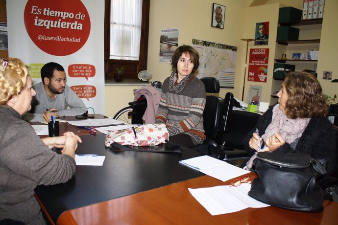 Rojas reunido con la asociación.