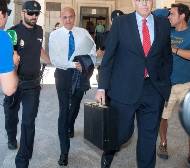 José María Del Nido tras declarar en los juzgados de Sevilla