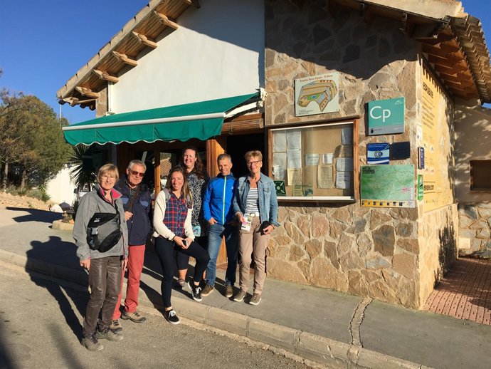 Imagen de los turistas holandeses, de visita en la Región