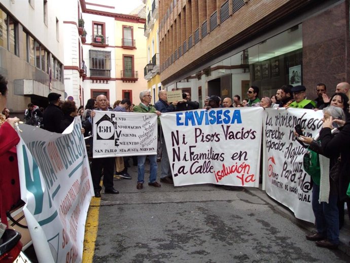 Concentración ante Emvisesa