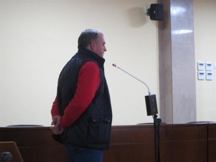 El acusado durante el juicio