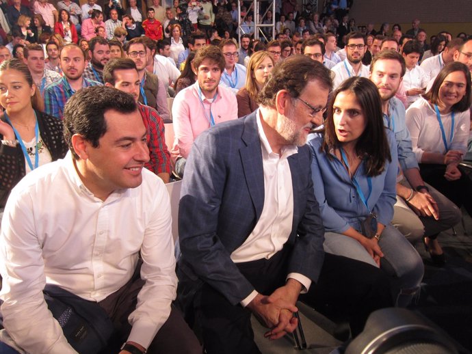 Moreno con Rajoy y Jurado