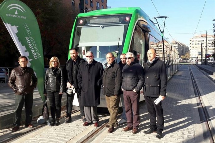 Acto del metro de Granada con motivo de los 150 años del tren