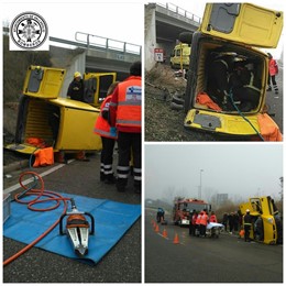 Imágenes del siniestro