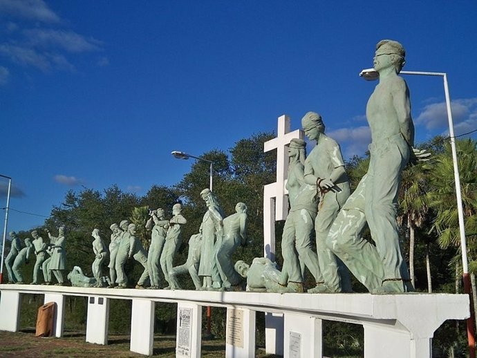 Monumento en memoria de la masacre de Margarita Belén