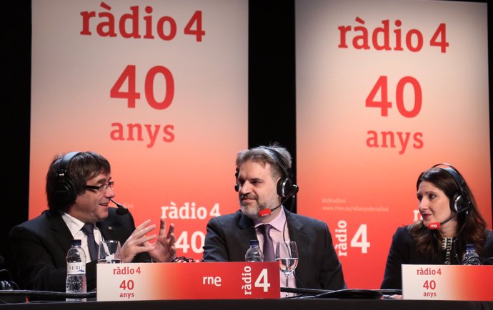 Carles Puigdemont en Ràdio 4