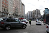 C's habla de “vallas cutres” en Gran Vía y PP de conductores atrapados