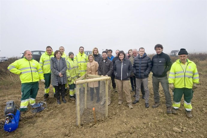 Reparación de Cañada Real en Navarra.