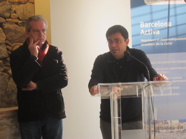 Gerardo Pisarello, Jordi Via (Ayuntamiento de Barcelona)