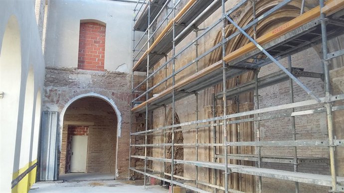 Obras de consolidación del Monasterio de Sant Vicent de La Roqueta 