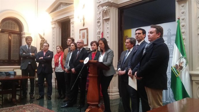 Los componentes de la Mesa del Aeropuerto de Granada anuncian nuevas conexiones