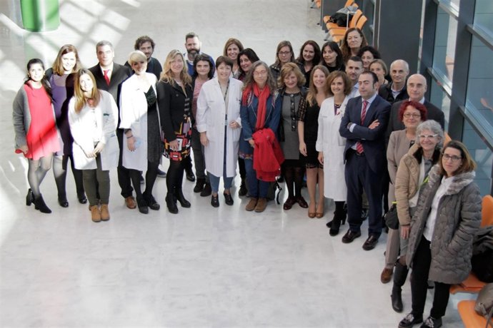 Imagen de la jornada con la consellera Patricia Gómez