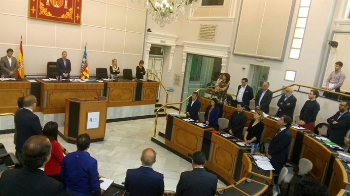 Pleno de la Diputación de Alicante, en una imagen de archivo