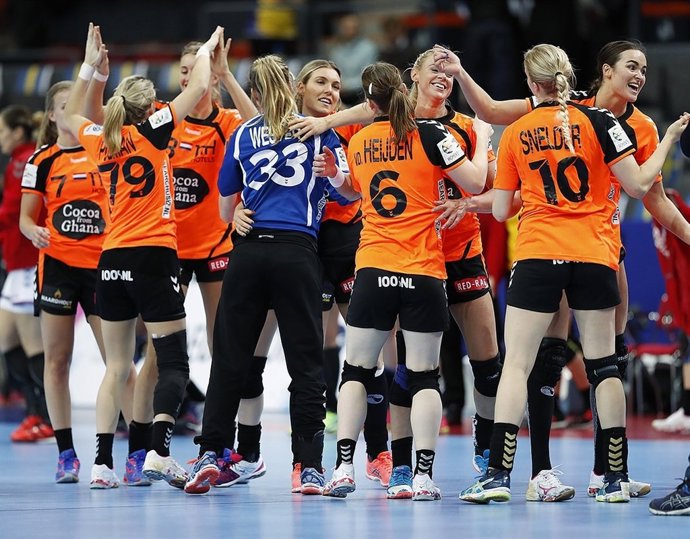 La selección holandesa femenina de balonmano