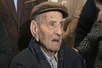 Bienvenida (Badajoz) celebra los 112 años de Francisco Núñez, el tercer varón más longevo del mundo