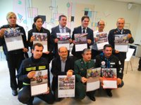 Aspace Valladolid presenta su calendario solidario, dedicado a once entidades y cuerpos de seguridad 