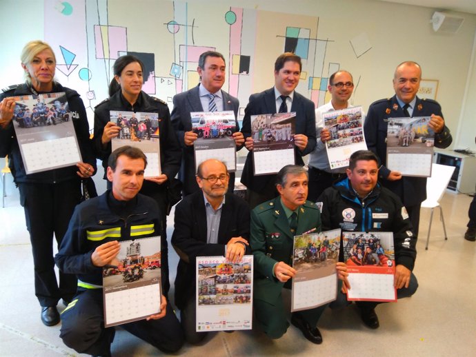 Presentación del calendario solidario con Aspace