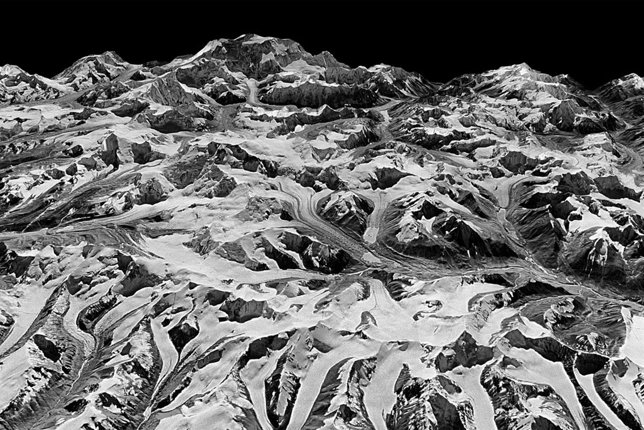 Modelo de elevación con imágenes de satélites espía