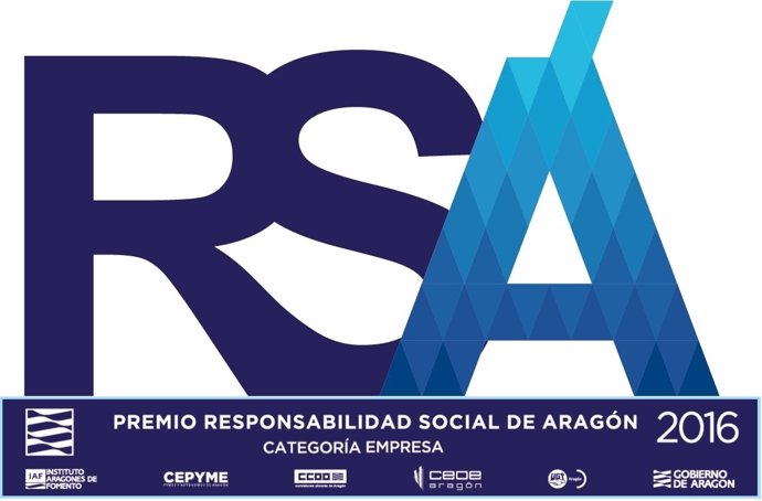 Logotipo de los Premios RSA del Gobierno de Aragón.