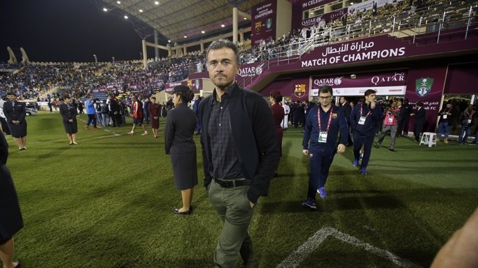 El entrenador del Barcelona Luis Enrique Martínez