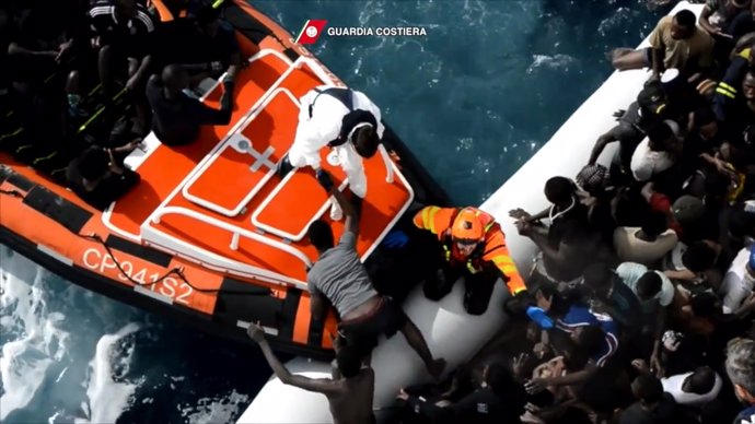 Más de 2.000 rescates en dos días en el Mediterráneo