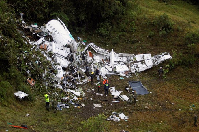 Accidente del avión del Chapecoense en Colombia