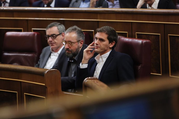 Rivera en la sesión de control al Gobierno en el Congreso