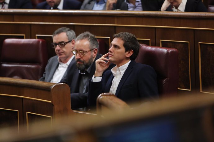 Rivera en la sesión de control al Gobierno en el Congreso