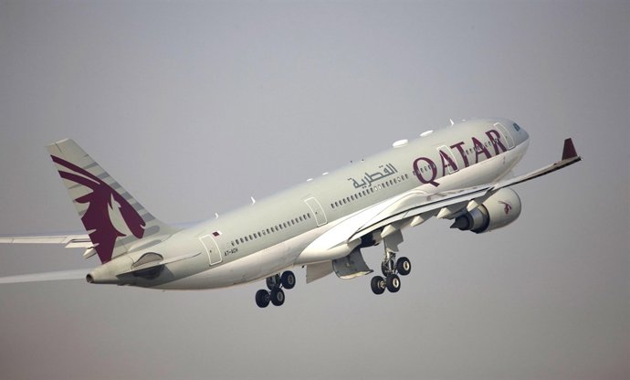 Avión de Qatar Airways